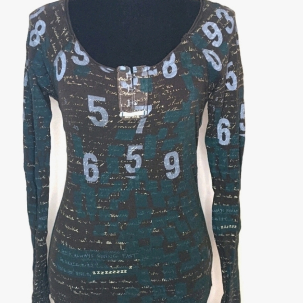 Free People Thermal Henley top